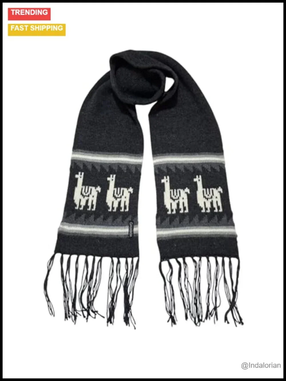 Alpaca Wool Scarf for Men Women Lightweight Knit Winter Fall Warm Scarves